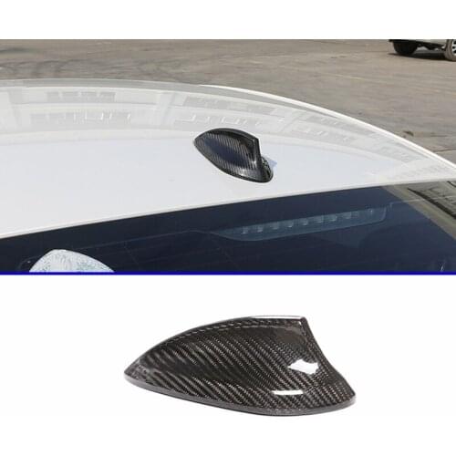 Real Carbon Fiber Shark Fin Antenna Cover Exterior Accessories For BMW M2 M3 M4 2 3 4 Series F22 F30 F80 F32 F36 F82 G20 G28 G30
