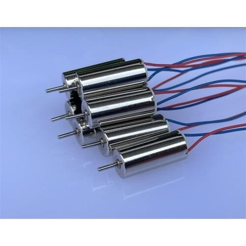 Brand new NdFeB strong magnet 614 micro DC motor airplane model motor 3V 3.7V 50000rpm 6*14mm coreless motor