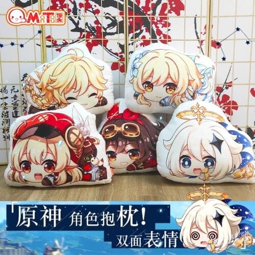 NEW Game PROJECT Genshin Impact role Double sided printing doll Pillow model toys cos Gift