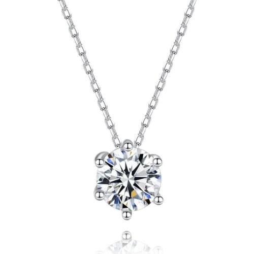 Wholesale Luxury Brand Design AAA Cubic Zirconia Inlay Female Pendant Necklace for Weddings Jewelry Party Gift