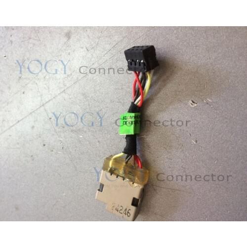 1pcs Power dc jack connector with cable fit for HP TPN-Q139 series laptop dc socket port