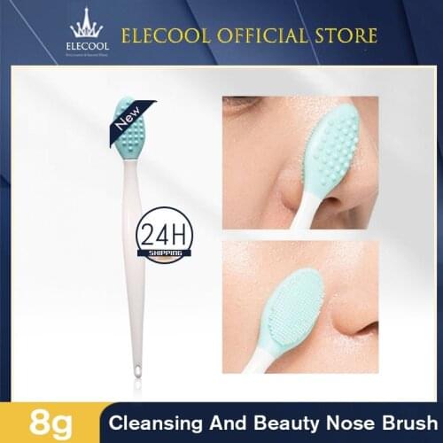 1Pc Silicone Face Cleansing Brush Effective Nose Exfoliator Blackhead Removal Soft Deep Cleaning Brush Face Scrub Massager TSLM1