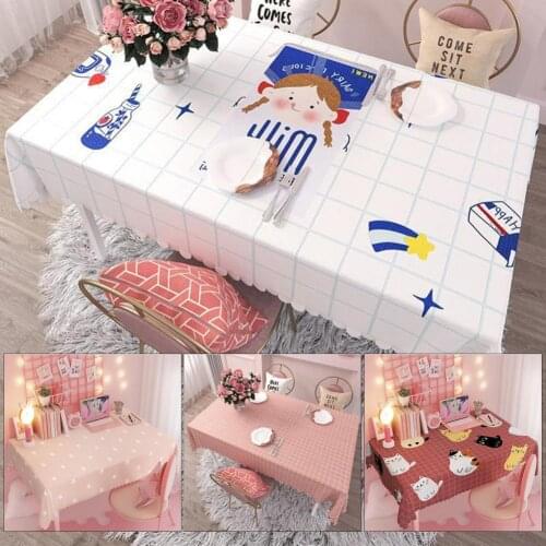 Tablecloth Bright Color Girlys 40 x 60cm Durable Tablecloth Decor For Home
