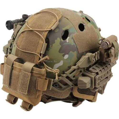 Tactical Helmet Battery Pouch MK2 Helmet Battery Pack Casque Counterweight Pack Helmet Survival Airsoft Hunting Accessories