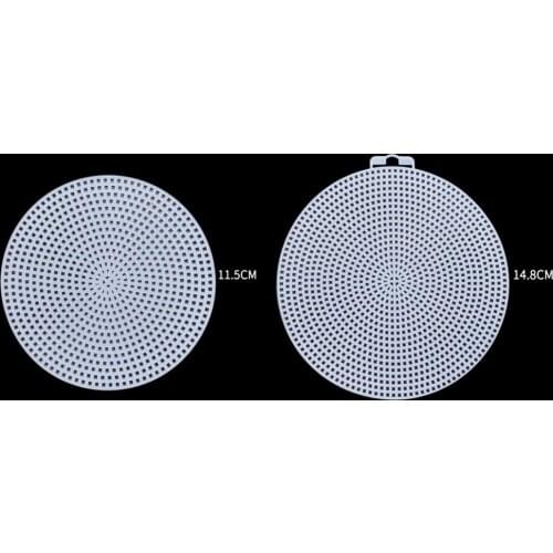 10x Plastic Canvas Net Mesh Plate Kit Sewing Cross Stitch Crochet Bag