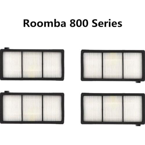 4pcs Washable Accessories Hepa Filter For irobot Roomba 800 Series 820 830 840 850 860 870 890 Robot Vacuum Cleaner Part