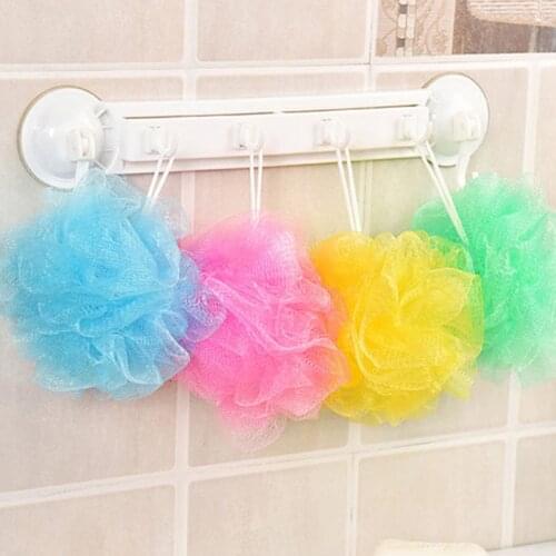 4PCS Bath Ball Colorful Bath Towel Rubbing Back Bath Flower Bubble Cleaning Toiletries Environmental Protection Skin-friendly