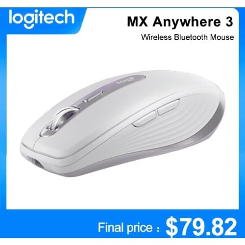 New Logitech MX ANYWHERE 3 Wireless Bluetooth 1000 DPI For Business Office Computers Compact high-performance Mouse