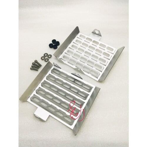 Silver Radiator Grille Guard Cover Protector Motorcycle Parts For G650GS F650GS Dakar