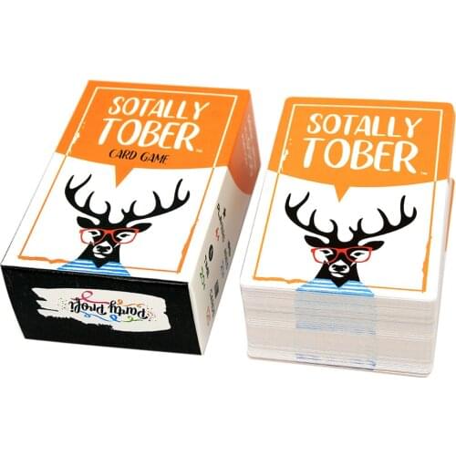 2021 English Version Sika Deer Tarot Card Fun Adult Drinking Game for Family Parties Board Game Deck Playing Card Entertainment