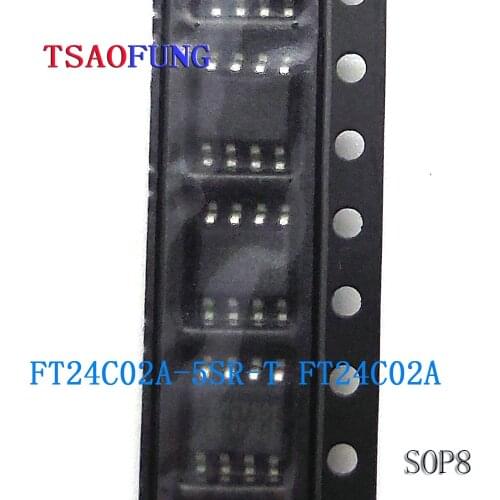5Pieces FT24C02A-5SR-T FT24C02A SOP8 Integrated Circuits Electronic Components