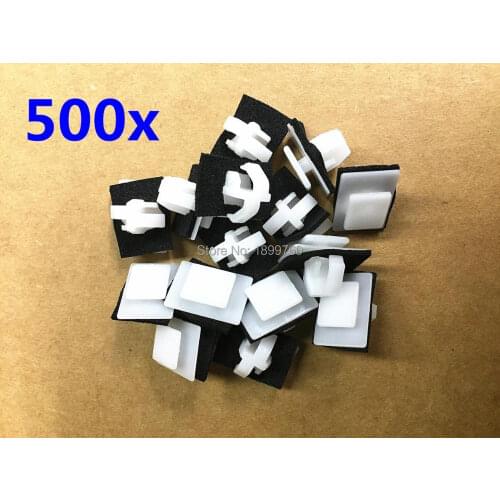500 / Lot Moulding Clip With Sealer 87756-2E000; 87756-38000 For Hyundai Entourage, Tucson & Veracruz For Kia Optima, Sedona