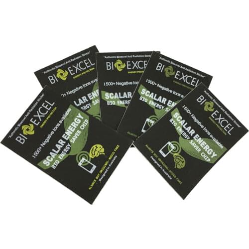 500pcs Bio Excel Sticker Scalar Energy Anti Radiation Sticker Radiation Shield Healthy Energy Shield Wholesales Price