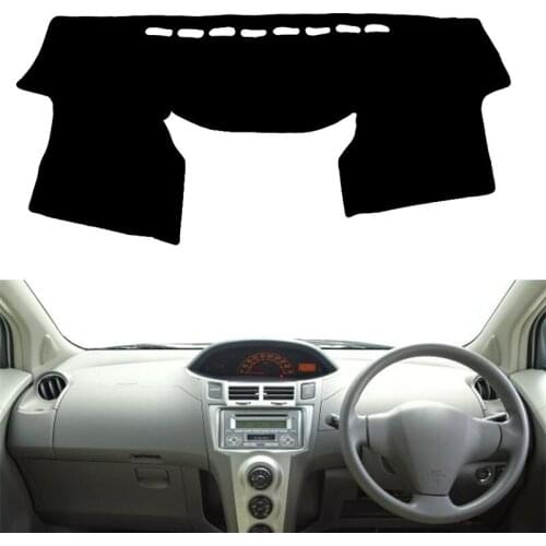 For Toyota Vitz Yaris Daihatsu Charade 2005-2008 2009 2010 2011 Dashboard Cover Mat Pad Dash Sunshade Carpet Car Accessories RHD