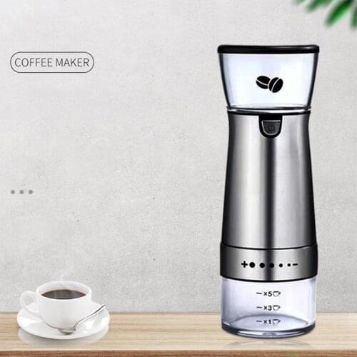 Electric Coffee Grinder, Removable Stainless Steel Cup, Powerful Grinder for Dried Spice, Pepper, Grain, Coffee Bean
