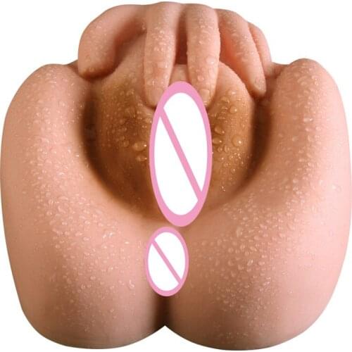 Hot men artificial vagina pocket pussy double men masturbator with hands anal sex vagina real pussy sexy toys for man