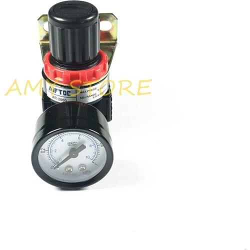 AR2000 G1/4'' BSPP Threaded Air Control Compressor Pressure Relief Regulator Valve with Fittings