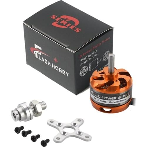 FlashHobby D3530 1100KV 1400KV 1700KV Brushless Outrunner Motor For Mini Multicopters RC Plane Helicopter