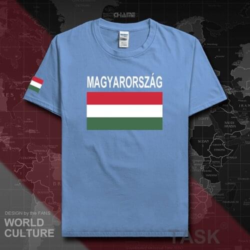 Hungary Hungarian men t shirts fashion 2017 jerseys nation team cotton t-shirt sporting gyms clothing tees country flags HUN HU