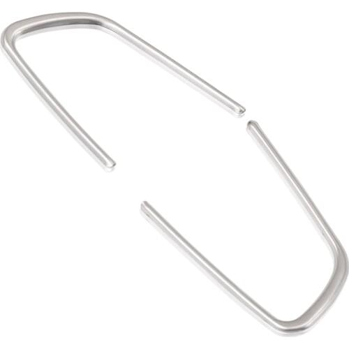 2PCS STEERING WHEEL TRIM COVER FIT FOR PEUGEOT 508 2011-2016/408 2014-2015/CHROME CENTER CONSOLE INNER STYLING STAINLESS BEZEL