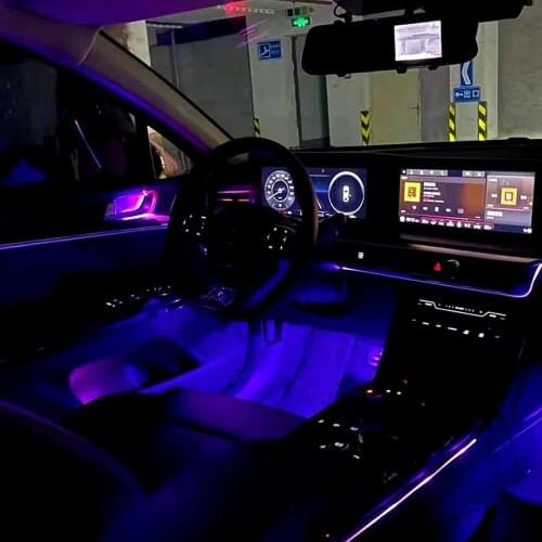 Upgrade 64-color ambient light lamp Car LED ambient light for kia kx3 2020-2021, illuminated door light, atmosphere light