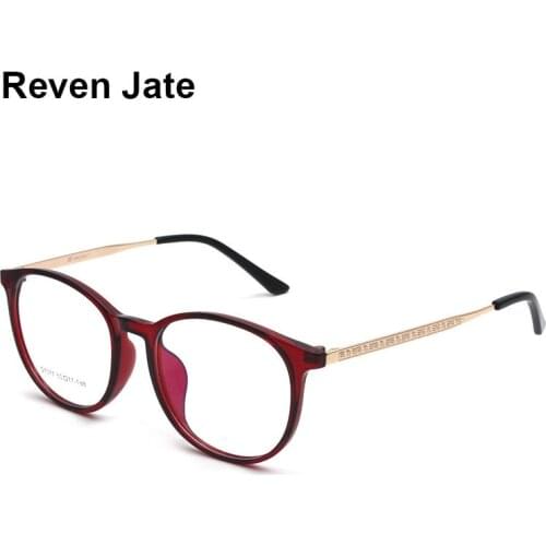 Reven Jate S1017 Acetate Full Rim Flexible High Quality Eyeglasses Frame for Men and Women Optical Eyewear Frame Spectacles