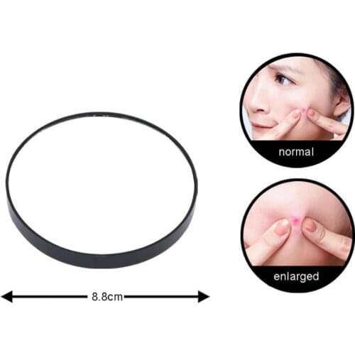 5/10X Portable Women Pores Acne Magnifying Mirror Makeup Glass with Suction Cup