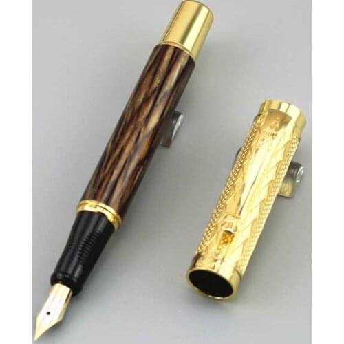 DKW fountain pen High quality metal pens business gift students gift classmates luxury with 5pcs ink sac 104