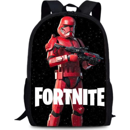 Fortnite Backpack Kid Children Bookbag Fortress Night Knapsack Anime Cartoon Printed Nylon Rucksack Men Schoolbag Birthday Gift