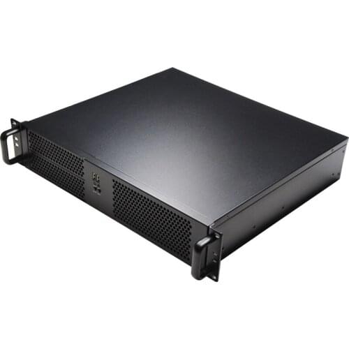 2U industrial control cabinet, dual optical drive 390 half high card, m-atx motherboard PC, industrial computer server