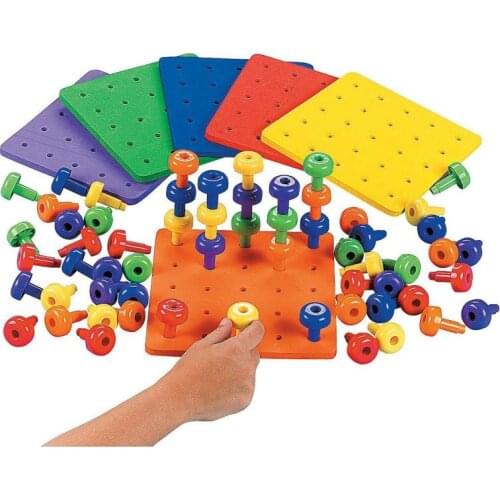 1set Table Game Toy ABS Creative Chess Pieces Building Blocks Children Educational Toys Spatial Thinking Exercise Model Building