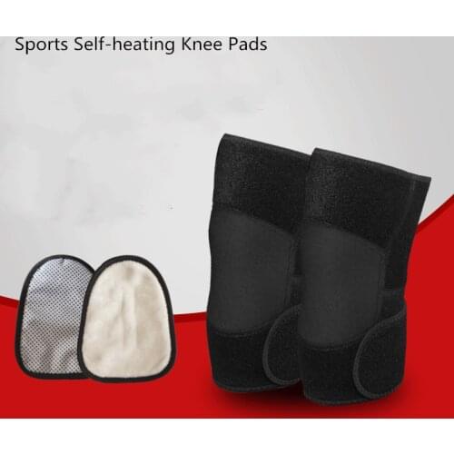 1 Pair Tourmaline Self Heating Knee pads keep warm Magnetic Therapy Kneepad Pain Relief Arthritis Brace Support Patella Kneeling