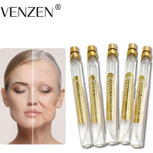 1PC Protein Peptide Essence Lines Moisturizing Whitening Firming Skin Anti-wrinkles Pure Collagen Whitening Face Serum Skin Care