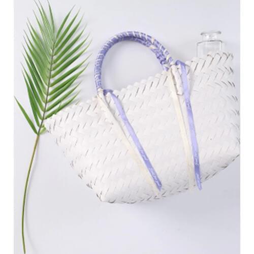 2018 New Fashion Straw Bag Large Capacity Womens Handbag Handmade Woven Bag One Shoulder Casual Beach Bags Ladies Tote