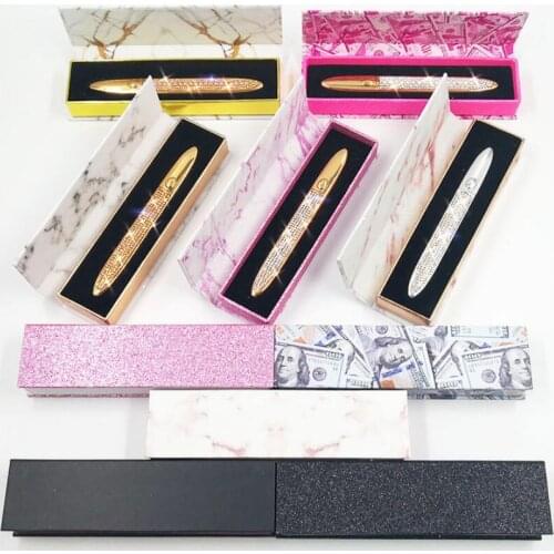 2021 New Design Self Adhesive Eyeliner 3D Mink Eyelashes Private Label Mink Lashes Magic Eyeliner Glue Pen