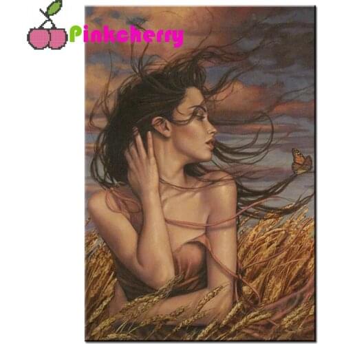 5D DIY Abstract woman Full Square Round Diamond Embroidery Diamond Painting art Cross Stitch mosaic art home decoration k1036