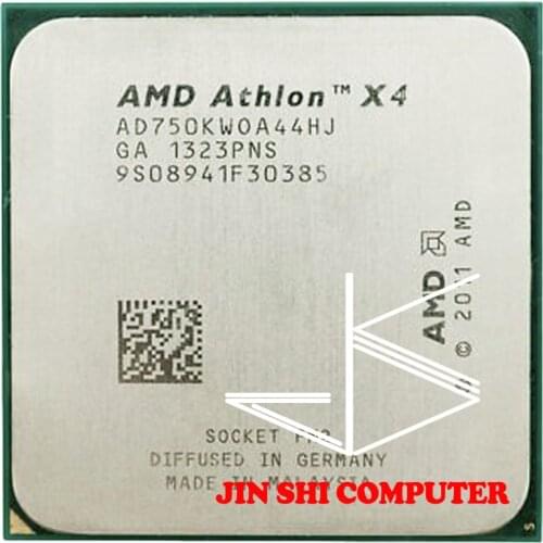 Free Shipping AMD Athlon X4 750K 750 3.4 GHz Duad-Core CPU Processor AD750KWOA44HJ Socket FM2