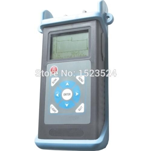 Free Shipping Singlemode 1310/1550nm 23/21dB 60km Optical Time Domain Reflectometer Fiber Optic Mini OTDR