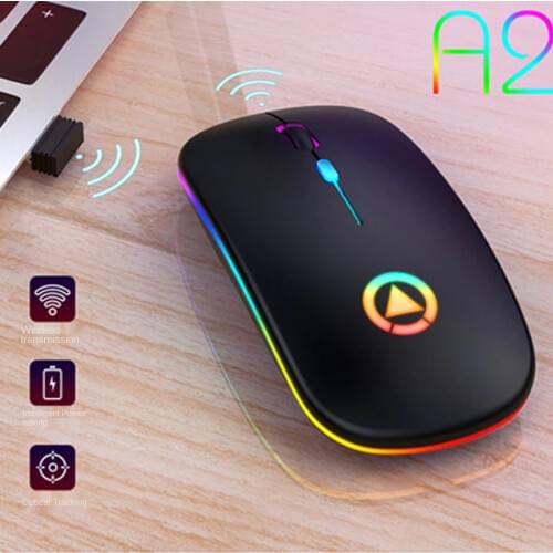 Wireless mouse Bluetooth wireless charging mouse Computer silent mouse LED ergonomic backlit gaming laptop mouse