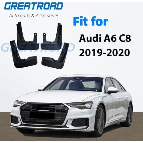 Car Mudflap Mudguards for Audi A6 Saloon S-Line Sport C8 2019~2020 Fender Mud Guard Splash Flaps Mudguard Accessories