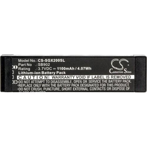 Cameron Sino 1100mAh Battery SB902 for SHURE GLX-D Digital Wireless Systems, GLXD1, GLXD2