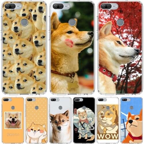Japanese Shiba Inu Cute Smile Dog Cover Phone Case for Huawei Y5 Y6 Y7 Y9 2019 Honor 8A 8S 8X 7A 7X 9 10 20 Lite Pro 10i20i Y9S