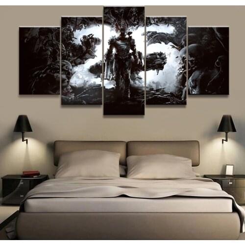 5 Panel Doom Eterna Game Poster Canvas Printed Painting For Living Room Wall Art Decor Picture Artworks Poster