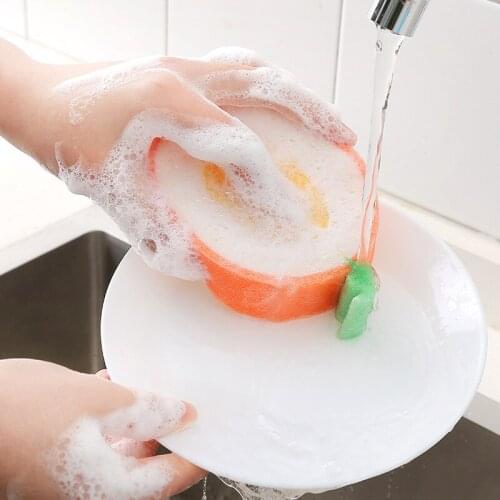 2pcs Multifunctional Home Cleaning Scouring Pads Tableware Rag Dishwashing Napery Kitchen Towel Wear-Resistant Decontaminate
