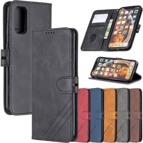 Leather Flip S20 FE Case on For Samsung Galaxy S 20 Ultra Plus Lite S20Ultra S20Plus S20FE 5G Magnetic Stand Wallet Phone Cover