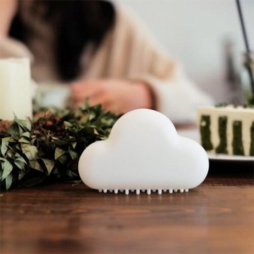 Lamp Mini USB Charging Cloud Night Light Intelligent Voice Control Touch Sensor LED White Light Students Like Night Lights