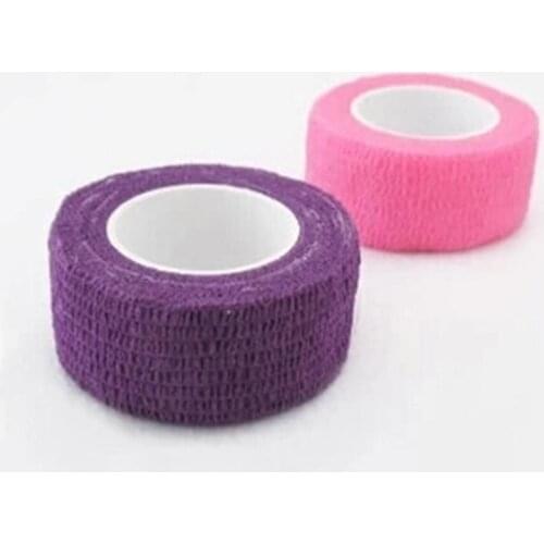 1 Roll Nail Art Tips Protective Tape Top Grade Flex Wrap Finger Bandage Strip Salon DIY Manicure Skin Care Tools Random Color