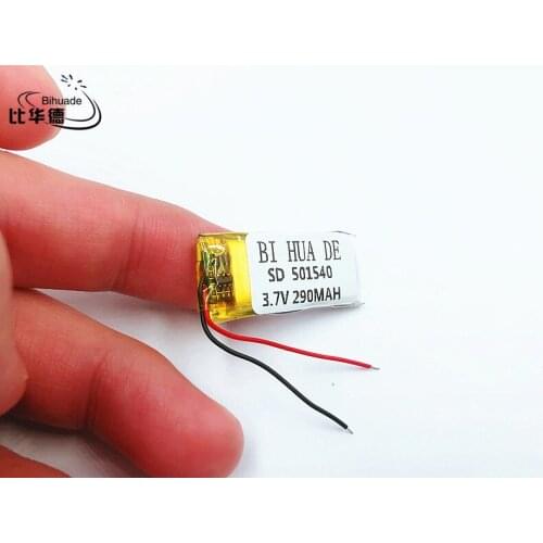 Li-Po 3.7V 290mAh 501540 Lithium Polymer Li-Po li ion Rechargeable Battery cells For Mp3 MP4 MP5 GPS