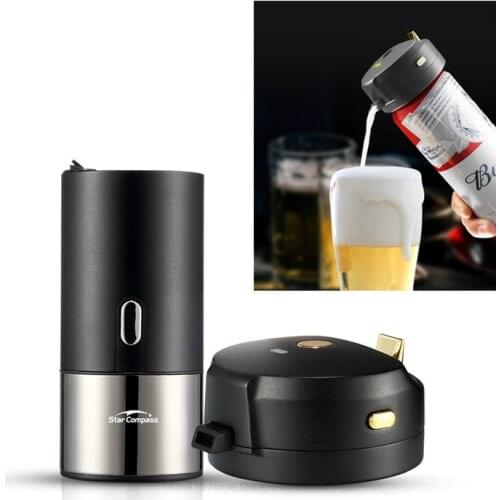 Original Xiaomi Mijia Star Compass Mini Portable Beer Bubble Household Ultrasonic Beer Bubblers Beer Foaming Machine Party