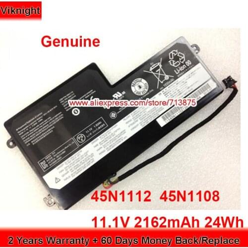 Genuine 45N1113 Battery 45N1108 for Lenovo K21-80-IFI K2450 S440 S540 T440S T460 11.1V 2162mAh 24Wh